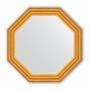 Зеркало в багетной раме - состаренное золото 67 mm (62,6 Х 62,6 cm) (EVOFORM)