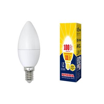 Лампа светодиодная E14 11W 3000K матовая LED-C37-11W/WW/E14/FR/NR UL-00003812