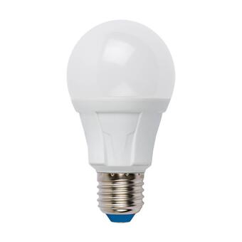 Лампа светодиодная диммируемая Uniel E27 12W 3000K матовая LED-A60 12W/3000K/E27/FR/DIM PLP01WH UL-00004290