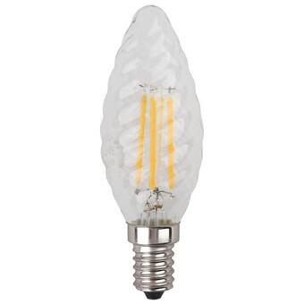 Лампа светодиодная филаментная ЭРА E14 5W 4000K прозрачная F-LED BTW-5W-840-E14 Б0027936