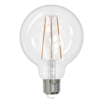 Лампа светодиодная филаментная Uniel E27 10W 4000K прозрачная LED-G95-10W/4000K/E27/CL PLS02WH UL-00004863