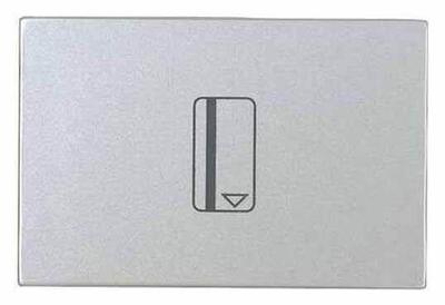 Выключатель карточный ABB Zenit 16A 250V серебро 2CLA221410N1301