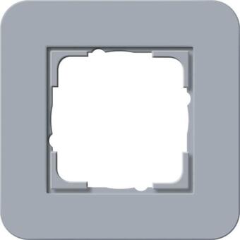 Рамка 1-постовая Gira E3 серо-голубой/антрацит 0211424