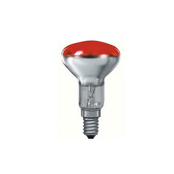 Лампа накаливания рефлекторная R50 Е14 25W красная 20121
