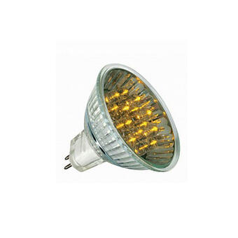 Лампа светодиодная рефлекторная GU5.3 1W 20° желтая 28003