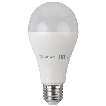 Лампа светодиодная ЭРА E27 19W 4000K матовая LED A65-19W-840-E27 Б0031703