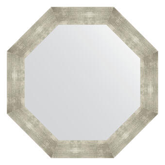 Зеркало в багетной раме - алюминий 90 mm  (76,6Х76,6см) EVOFORM OCTAGON BY 3813