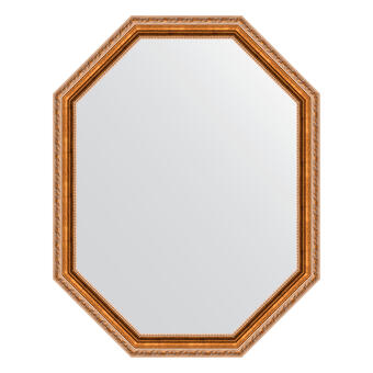 Зеркало в багетной раме - версаль бронза 64 mm (72x92см) EVOFORM POLYGON BY 7072