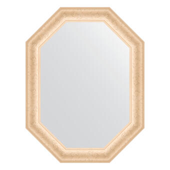 Зеркало в багетной раме - старый гипс 82 mm (65x85см) EVOFORM POLYGON BY 7143