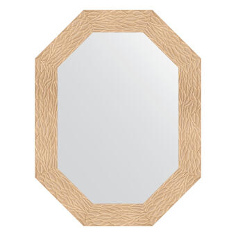 Зеркало в багетной раме - золотые дюны 90 mm (66x86см) EVOFORM POLYGON BY 7179