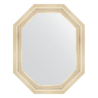 Зеркало в багетной раме - травленое серебро 99 mm (79x99см) EVOFORM POLYGON BY 7212
