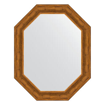 Зеркало в багетной раме - травленая бронза 99 mm (79x99см) EVOFORM POLYGON BY 7216