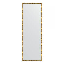 Зеркало в багетной раме - золотой бамбук 47х137cm Evoform Defenite BY 0712