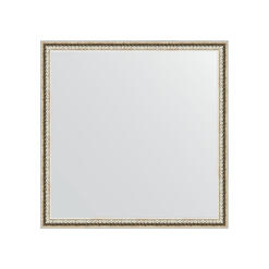 Зеркало в багетной раме - мельхиор 41 mm (71х71см) EVOFORM DEFENITE BY 1020