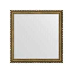 Зеркало в багетной раме - золотой акведук 61 mm (74х74см) EVOFORM DEFENITE BY 1028