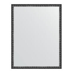 Зеркало в багетной раме - черненое серебро 38 mm (70х90см) EVOFORM DEFENITE BY 1033