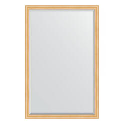 Зеркало с фацетом в багетной раме - сосна 62 mm (111х171см) EVOFORM EXCLUSIVE BY 1213