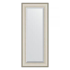 Зеркало с фацетом в багетной раме - травленое серебро 95 mm (58х138см) EVOFORM EXCLUSIVE BY 1256