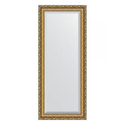 Зеркало с фацетом в багетной раме - виньетка бронзовая 85 mm (65х155см) EVOFORM EXCLUSIVE BY 1290