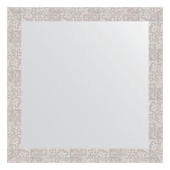 Зеркало в багетной раме - соты алюминий 70 mm (76х76см) EVOFORM DEFENITE BY 3243