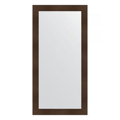 Зеркало в багетной раме - бронзовая лава 90 mm (80х160см) EVOFORM DEFENITE BY 3344