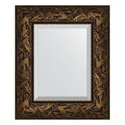 Зеркало с фацетом в багетной раме - византия бронза 99 mm (49х59см) EVOFORM EXCLUSIVE BY 3365