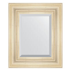 Зеркало с фацетом в багетной раме - травленое серебро 99 mm (49х59см) EVOFORM EXCLUSIVE BY 3367