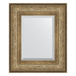 Зеркало с фацетом в багетной раме - виньетка античная бронза 109 mm (50х60см) EVOFORM EXCLUSIVE BY 3373