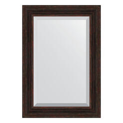 Зеркало с фацетом в багетной раме - темный прованс 99 mm (69х99см) EVOFORM EXCLUSIVE BY 3447