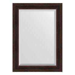 Зеркало с фацетом в багетной раме - темный прованс 99 mm (79х109см) EVOFORM EXCLUSIVE BY 3473