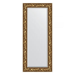 Зеркало с фацетом в багетной раме - византия золото 99 mm (64х149см) EVOFORM EXCLUSIVE BY 3545