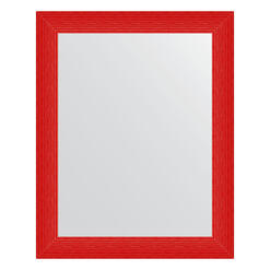 Зеркало в багетной раме - красная волна 89 mm (80x100см) EVOFORM DEFENITE BY 3908