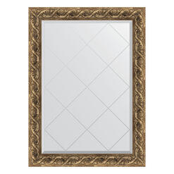 Зеркало с гравировкой в багетной раме - фреска 76x103cm Evoform Exclusive-G BY 4184