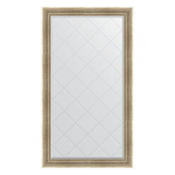 Зеркало с гравировкой в багетной раме - серебряный акведук 97x172cm Evoform Exclusive-G BY 4411