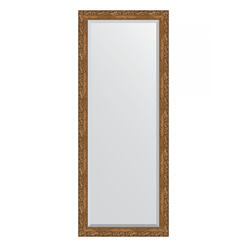 Зеркало напольное с фацетом в багетной раме - виньетка бронзовая 85 mm (80x200см) EVOFORM EXCLUSIVE FLOOR BY 6112