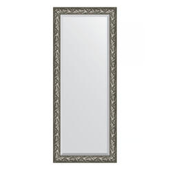 Зеркало напольное с фацетом в багетной раме - византия серебро 99 mm (84x203см) EVOFORM EXCLUSIVE FLOOR BY 6125