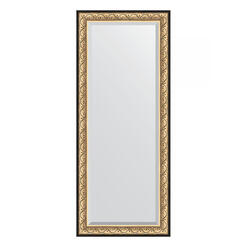 Зеркало напольное с фацетом в багетной раме - барокко золото 106 mm (85x205см) EVOFORM EXCLUSIVE FLOOR BY 6133