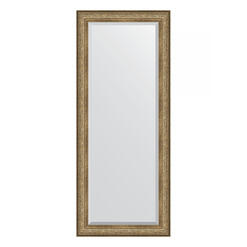 Зеркало напольное с фацетом в багетной раме - виньетка античная бронза 109 mm (85x205см) EVOFORM EXCLUSIVE FLOOR BY 6135