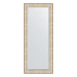 Зеркало напольное с фацетом в багетной раме - виньетка серебро 109 mm (85x205см) EVOFORM EXCLUSIVE FLOOR BY 6136