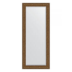 Зеркало напольное с фацетом в багетной раме - виньетка состаренная бронза 109 mm (85x205см) EVOFORM EXCLUSIVE FLOOR BY 6137