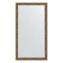 Зеркало напольное с фацетом в багетной раме - фреска 84 mm (111x200см) EVOFORM EXCLUSIVE FLOOR BY 6151