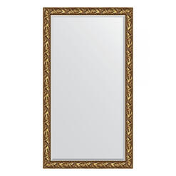 Зеркало напольное с фацетом в багетной раме - византия золото 99 mm (114x203см) EVOFORM EXCLUSIVE FLOOR BY 6164
