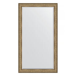 Зеркало напольное с фацетом в багетной раме - виньетка античная бронза 109 mm (115x205см) EVOFORM EXCLUSIVE FLOOR BY 6175