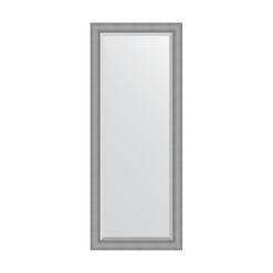 Зеркало напольное с фацетом  в багетной раме - серебряная кольчуга 88 mm (82x202см) EVOFORM DEFINITE FLOOR BY 6187