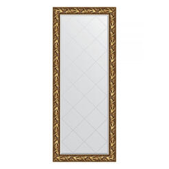 Зеркало напольное с гравировкой в багетной раме - византия золото 99 mm (84x203см) EVOFORM EXCLUSIVE-G FLOOR BY 6324