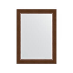 Зеркало в багетной раме - орех 65 mm (56х76см) EVOFORM DEFENITE BY 0799