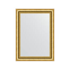 Зеркало в багетной раме - состаренное золото 67 mm (56х76см) EVOFORM DEFENITE BY 1001