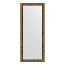 Зеркало напольное в багетной раме - вензель серебряный 101 mm (84x204см) EVOFORM DEFINITE FLOOR BY 6030
