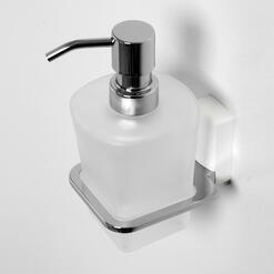 Дозатор для жидкого мыла Wasserkraft Leine White K-5099White
