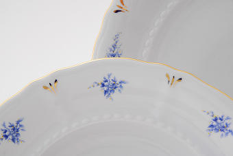 Набор тарелок мелких Leander 6шт. 25см Соната Голубые цветы 07160115-0009